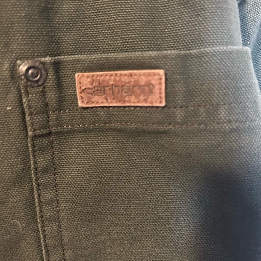 Carhartt Green Button-Up Shirt - Picture 5 of 9